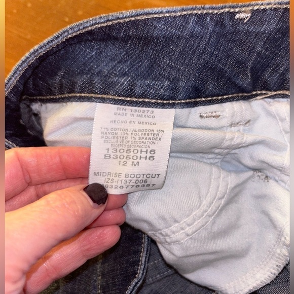 Riders by Lee Mid-Rise Boot Cut‎ Jeans - Size 12M - NWT - Picture 6 of 6